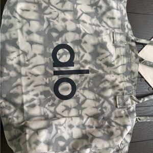 Alo Gray Camouflage Tote Bag